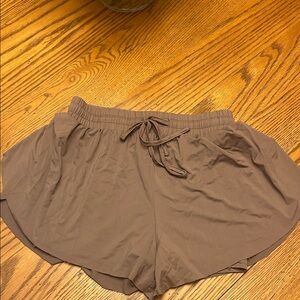 Women's Athletic Brown Shorts